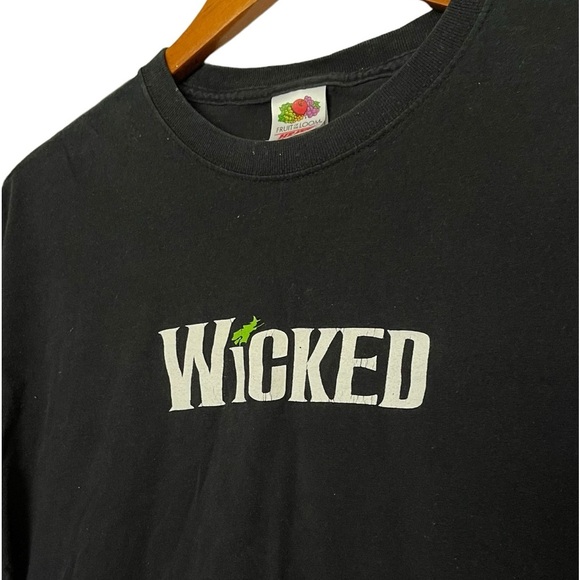 Wicked Musical Defy Gravity Broadway T-Shirt Black Unisex XL Short Sleeve - Picture 2 of 4